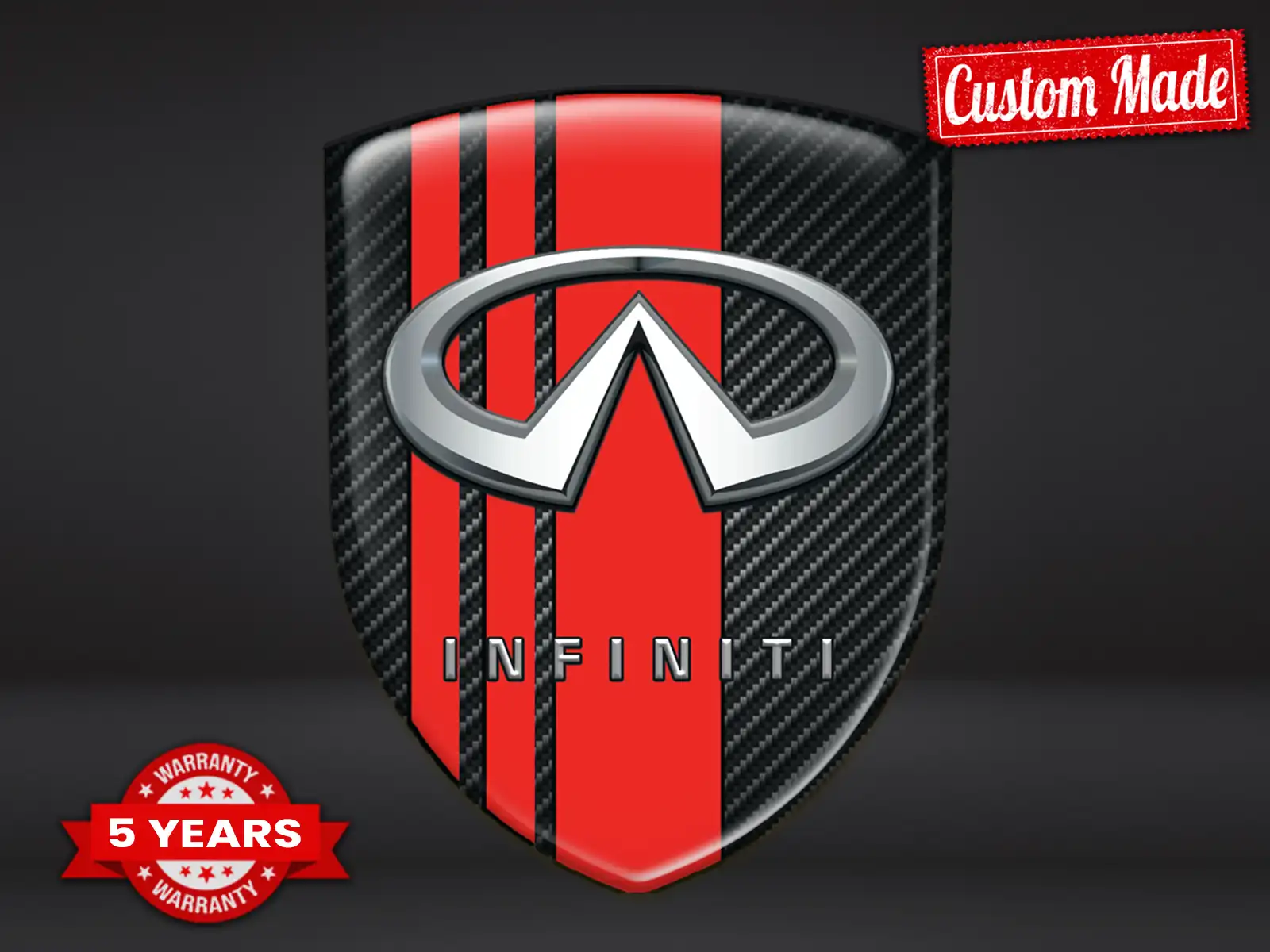 Infiniti Logosticker Business Anpassbar Robust